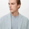 Blazer slim en coton Verner