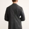 Blazer slim en laine mélangée