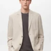 Blazer slim en lin