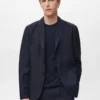 Blazer slim en lin