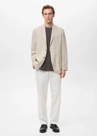 Blazer slim en lin