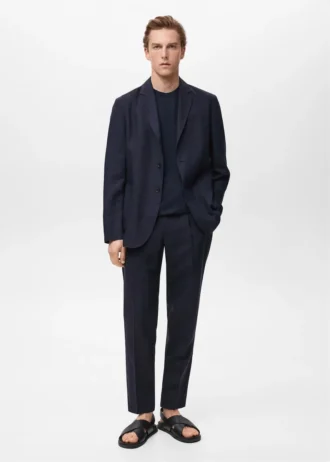 Blazer slim en lin