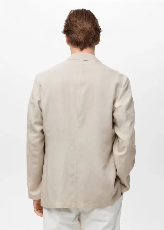 Blazer slim en lin