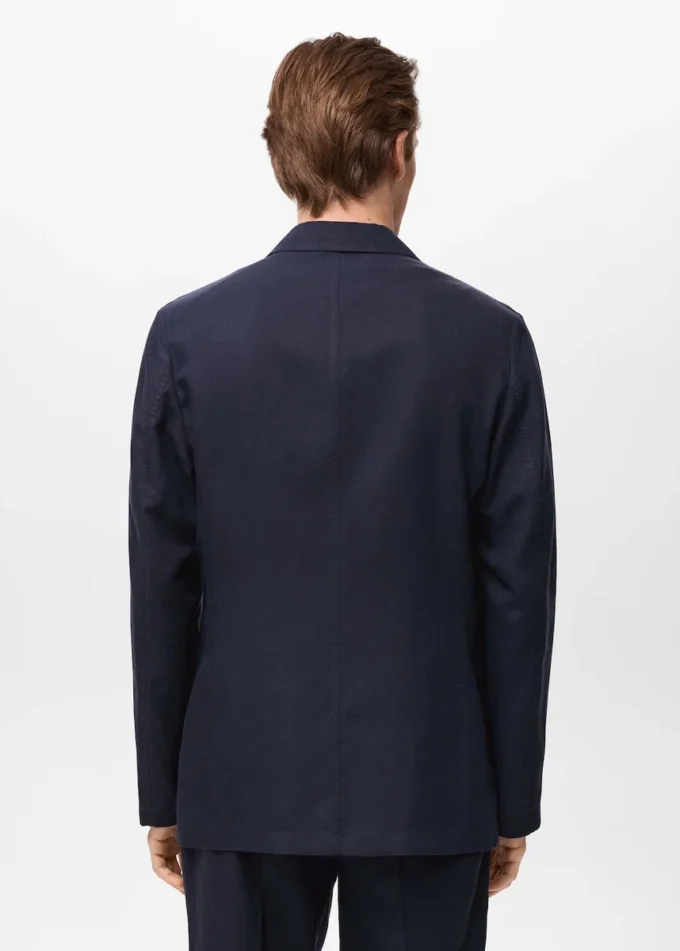 Blazer slim en lin
