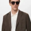 Blazer slim en lin