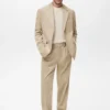 Blazer slim en velours côtelé