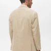 Blazer slim en velours côtelé