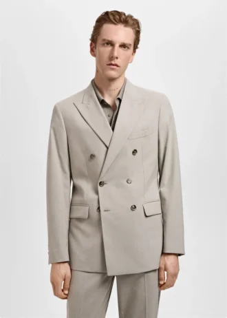 Blazer slim fit croisé Monaco