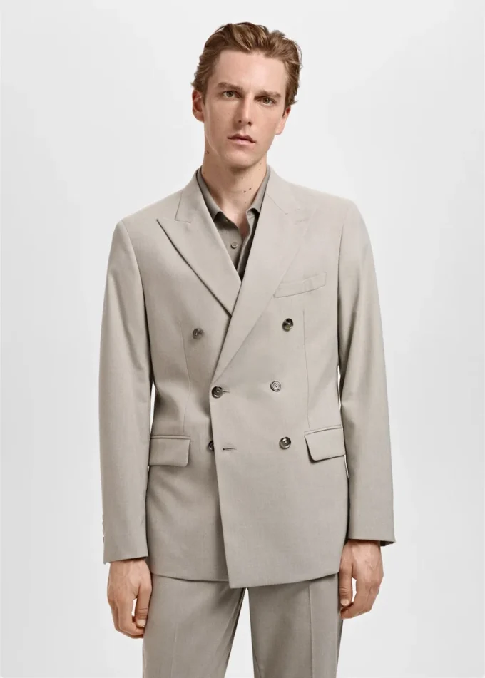 Blazer slim fit croisé Monaco