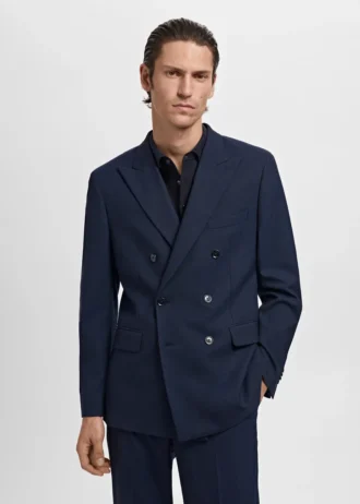 Blazer slim fit croisé Monaco