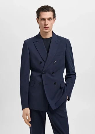 Blazer slim fit croisé Monaco