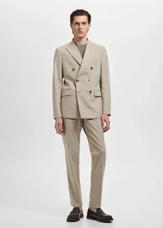 Blazer slim fit croisé Monaco