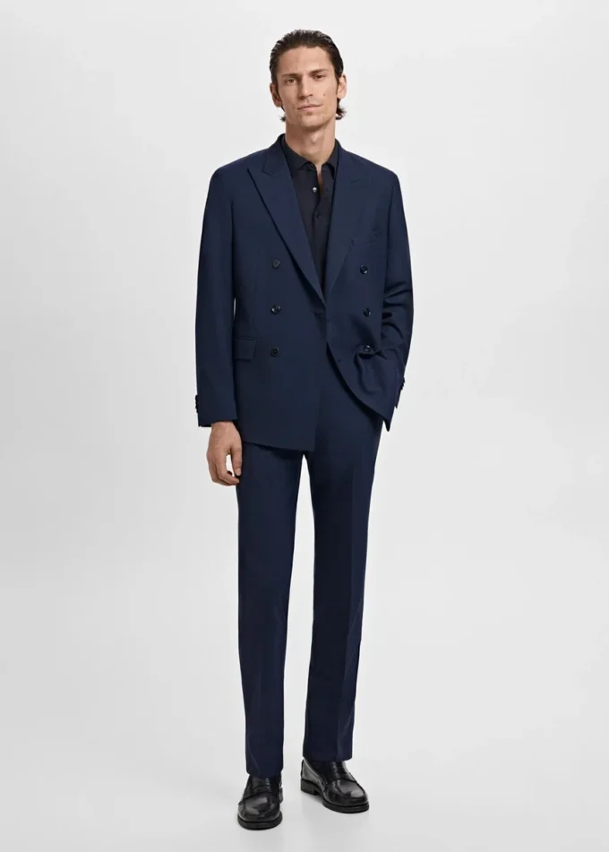 Blazer slim fit croisé Monaco