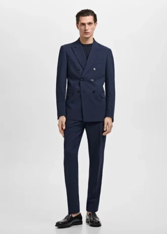 Blazer slim fit croisé Monaco