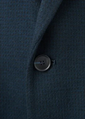 Blazer slim fit à microstructure