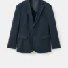 Blazer slim fit à microstructure