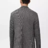 Blazer slim fit à microstructure