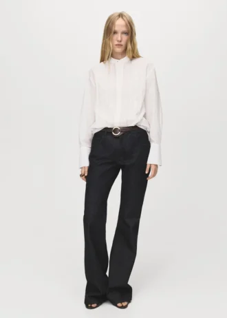 Blouse avec détails en dentelle