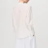 Blouse avec détails en dentelle