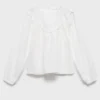 Blouse avec détails en dentelle Blouse avec détails en dentelle