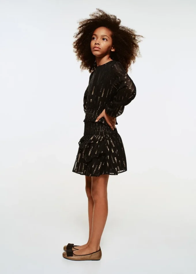 Blouse avec détails en lurex Blouse avec détails en lurex