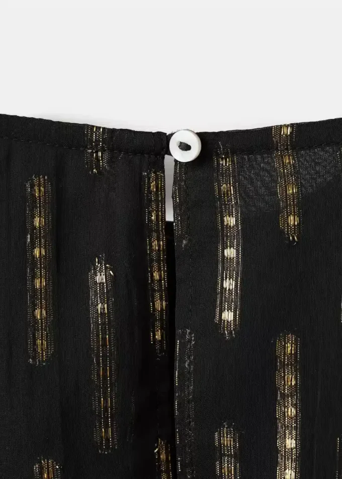 Blouse avec détails en lurex Blouse avec détails en lurex