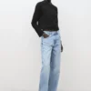 Blouse brodée avec boutons