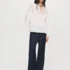Blouse brodée avec nœuds