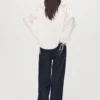 Blouse brodée avec nœuds