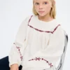 Blouse brodée Bambula