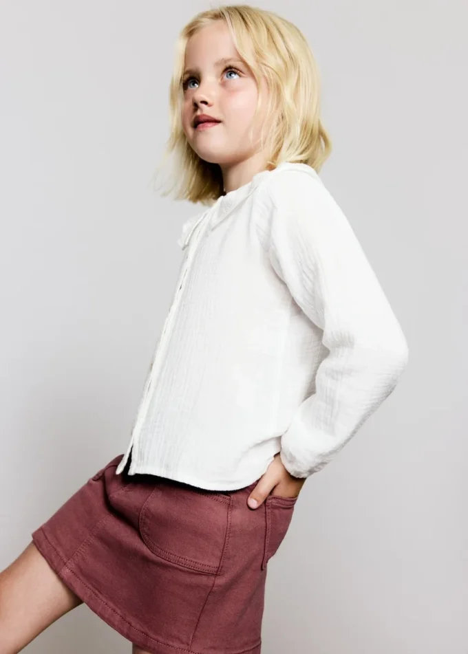 Blouse brodée Bambula