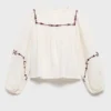 Blouse brodée Bambula