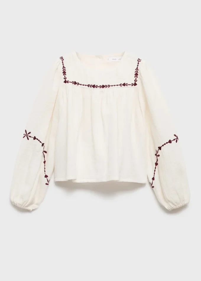 Blouse brodée Bambula