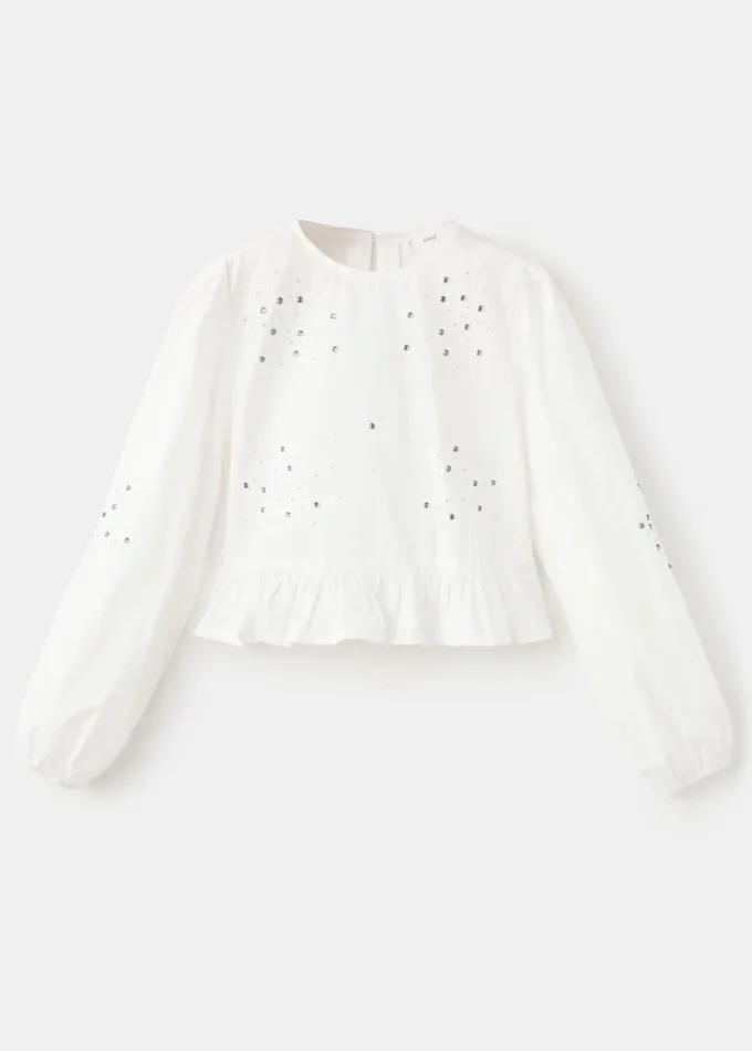 Blouse brodée de perles Blouse brodée de perles