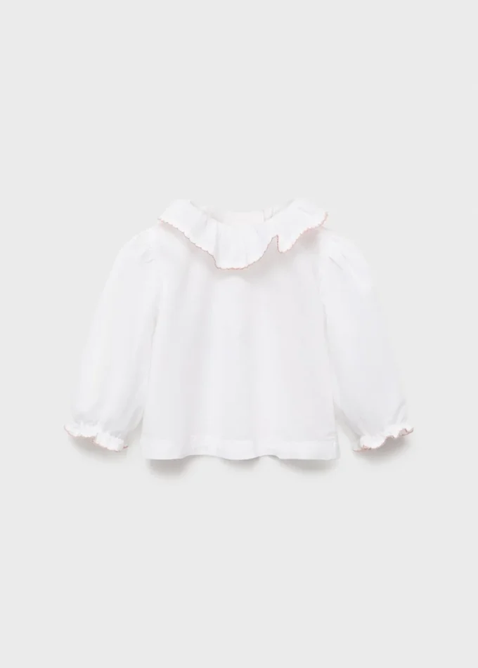 Blouse à col babydoll