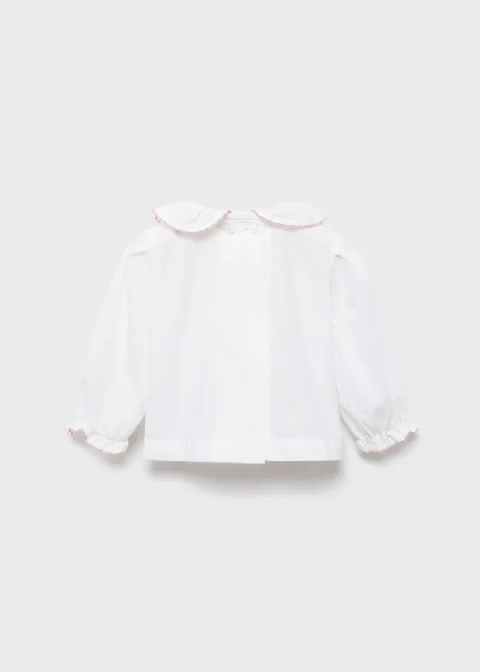 Blouse à col babydoll