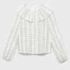 Blouse à col babydoll