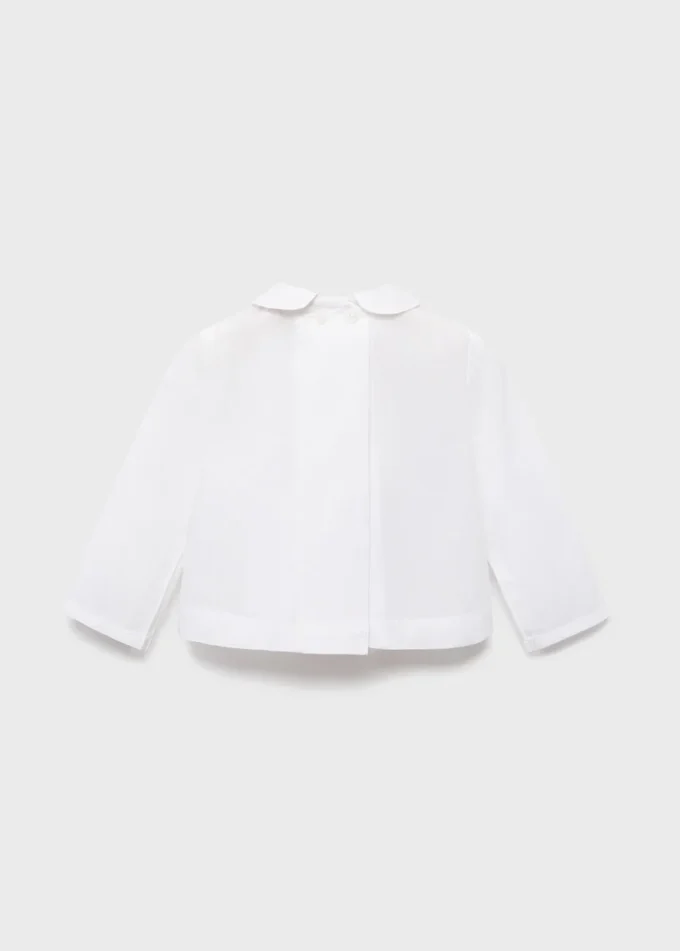 Blouse à col Claudine