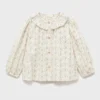Blouse à col Claudine