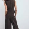 Blouse à col en V et nœuds