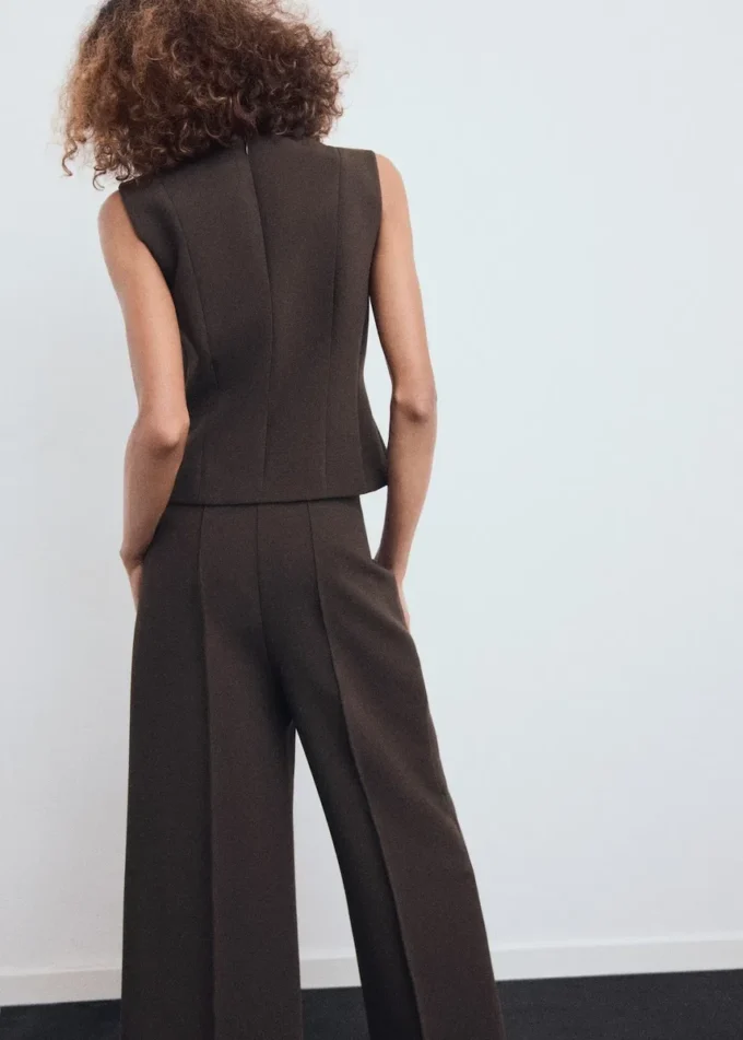 Blouse à col en V et nœuds