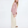 Blouse en coton avec broderies florales Blouse en coton avec broderies florales
