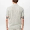 Blouse en coton avec détails en dentelle