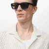 Blouse en coton avec détails en dentelle