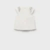 Blouse en coton brodé
