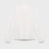 Blouse en coton et dentelle