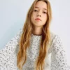 Blouse en coton à fleurs