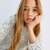 Blouse en coton à fleurs