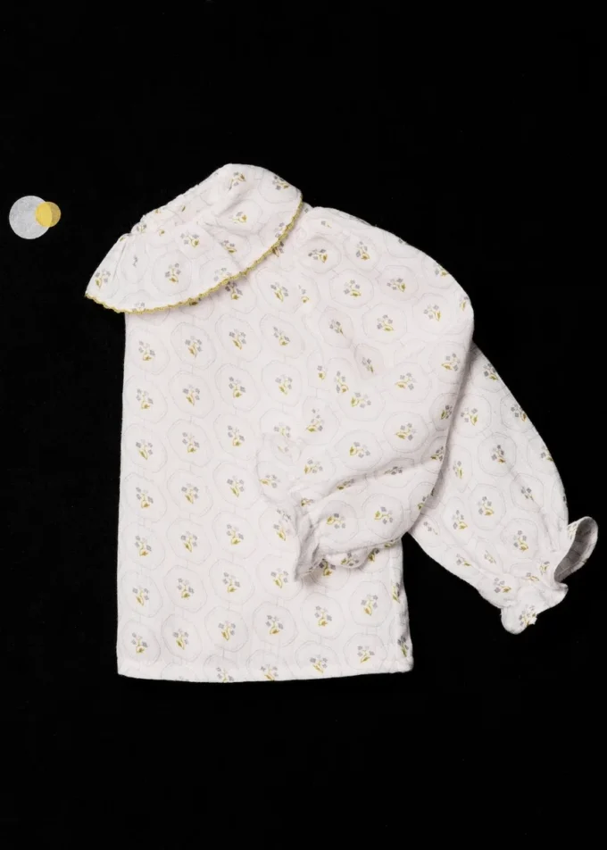 Blouse en coton imprimé