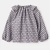 Blouse en coton à imprimé ethnique